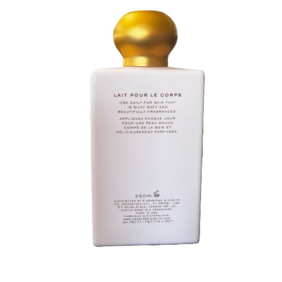 NWOB CRABTREE & EVELYN Evelyn Rose Body Lotion 8.5 fl oz - Picture 2 of 2